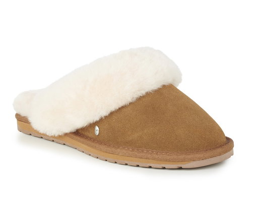 EMU Australia Hausschuhe Jolie (Wildlder, Lammfell) braun Damen